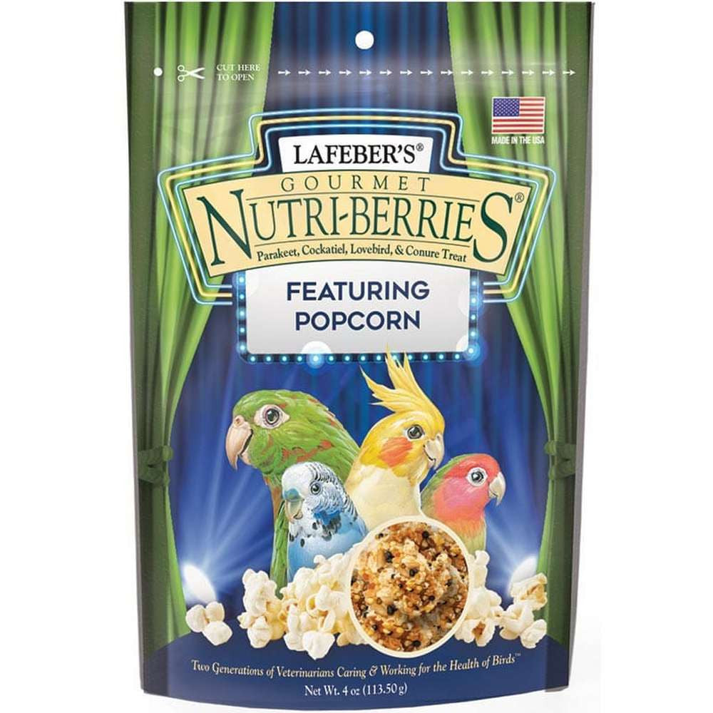 Cockatiel Popcorn Nutri-Berrie Treats 4oz $12.42