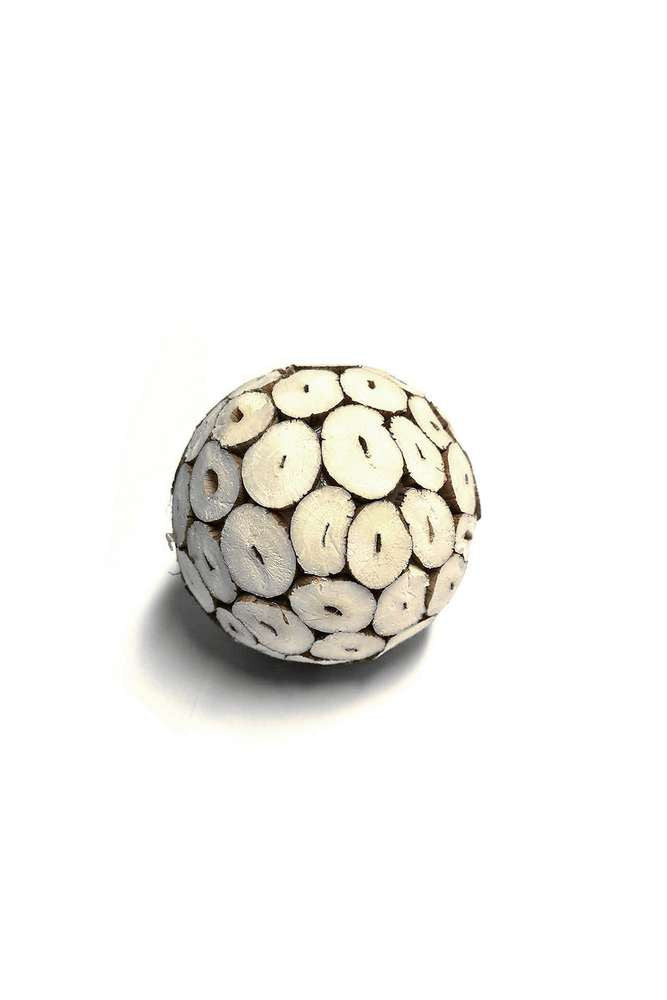 Natural Sola Coin Ball 6cm $1.23