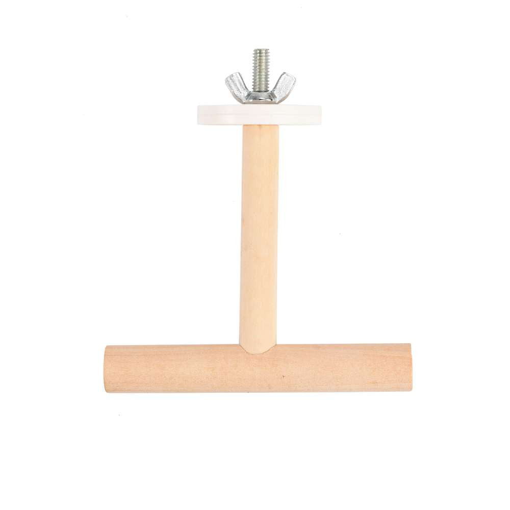 Small Wooden T perch for Birds $4.51