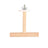 Small Wooden T perch for Birds $4.51