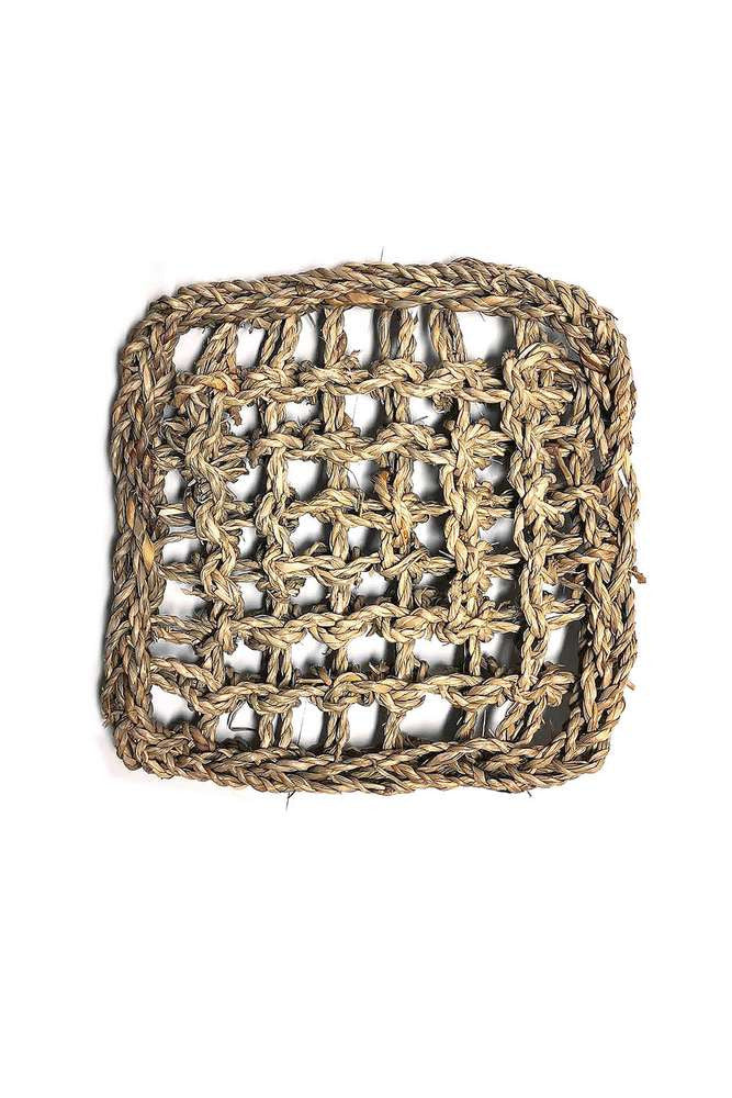 Natural Seagrass Mat 7x7" $6.77
