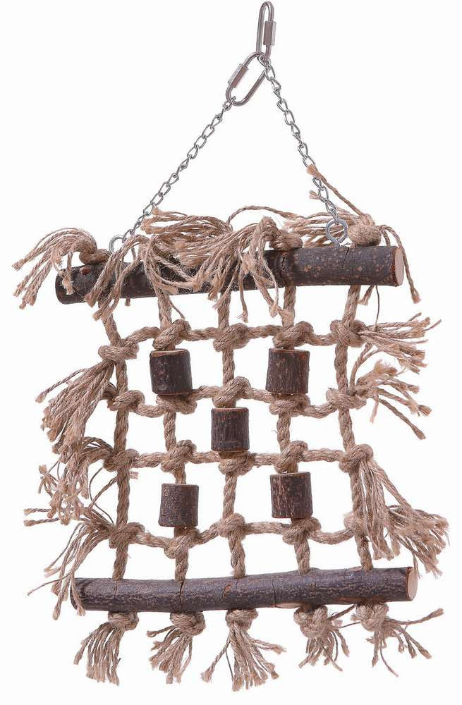 Natural Hanging Climbing Net for Parrots $14.68