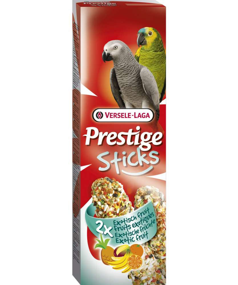 Prestige Treat Stick with Exotic Fruit for Parrots (2x70g) $10.16