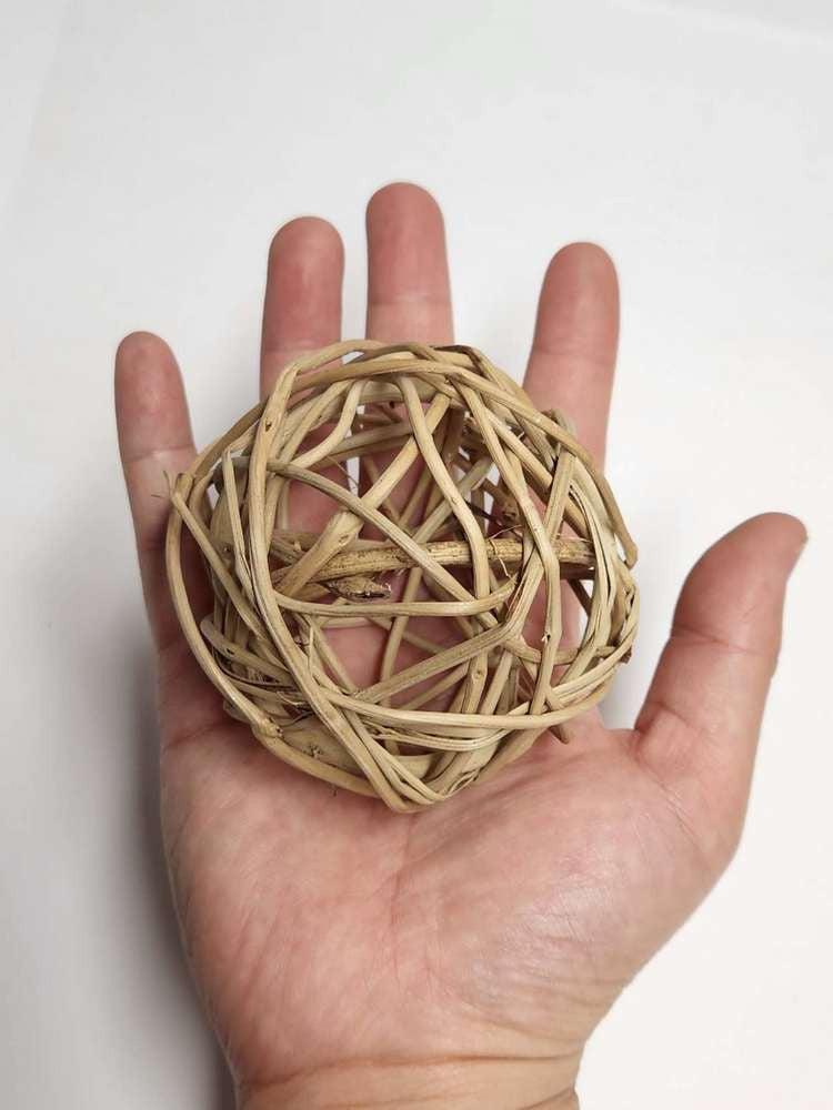 Large Natural Vine Ball Bird Toy Part (3pc) $4.06