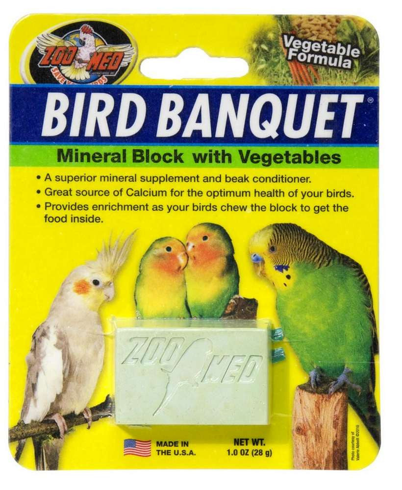 Zoo Med’s Mineral Block with Vegetables (1oz) $3.94