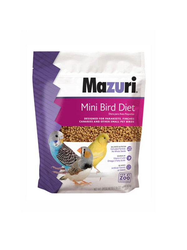 MAZURI® Mini Bird Diet (2lb) (Exp. 2026-03-01) $19.76