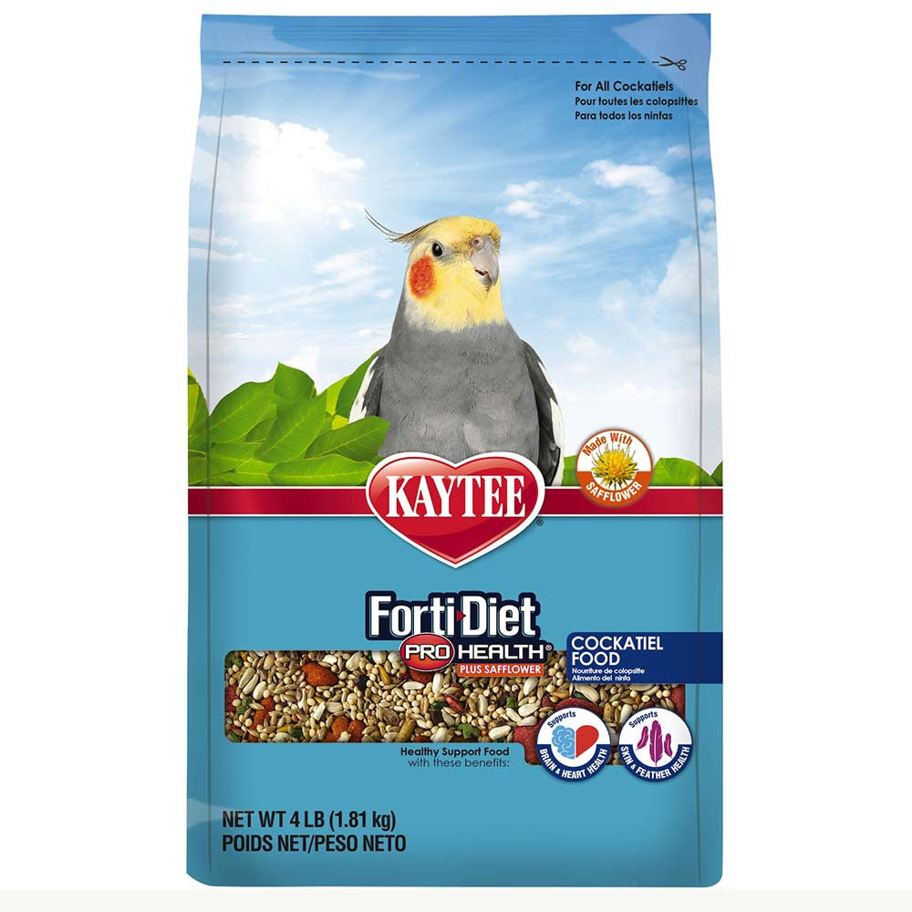 Kaytee Forti-Diet Pro Health Cockatiel Food with Safflower (4lb) $22.59