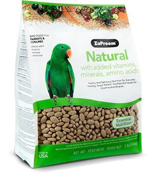 Zupreem Natural Parrot and Conure (3lbs) $29.37