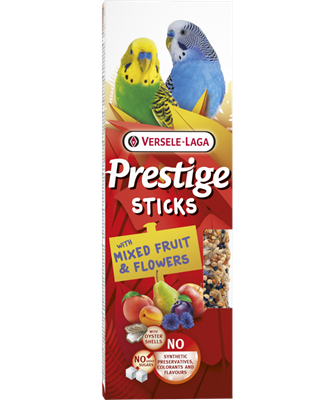 Prestige Fruit Seed Sticks for Parakeets with Mixed Fruit & Flowers $5.64