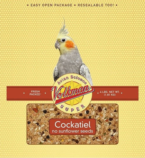 Avian Science Super Cockatiel No Sunflower 4lb $27.11