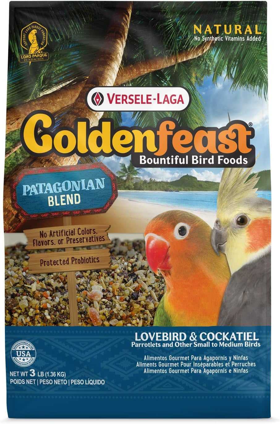 Goldenfeast Patagonian Blend Bird Food (3lb) $39.54