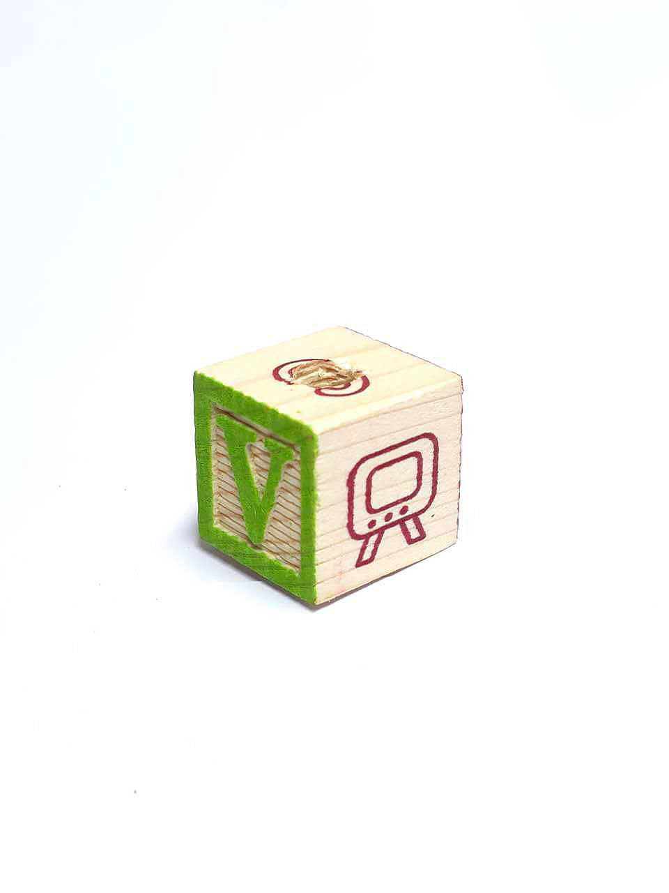 Wooden ABC Blocks for Bird Toys (Pack of 10) $6.77