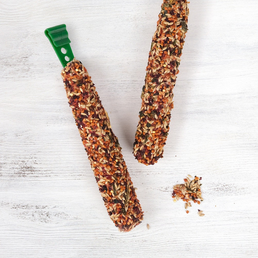 Living World Sticks - Parrot Treat - Veggie Patch - 2 pieces - 90 g (3.2 oz) $6.77