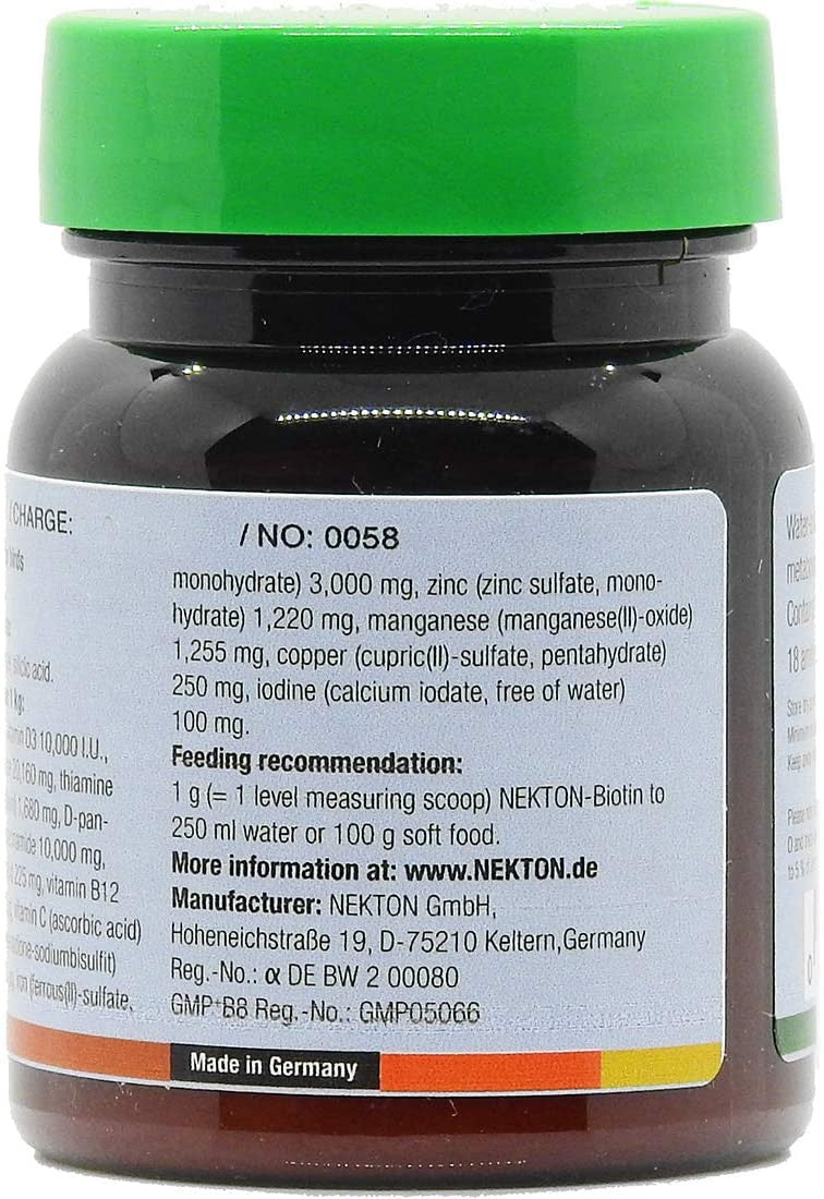 Nekton-Biotin for Feather Formation for Birds (35g) $27.11