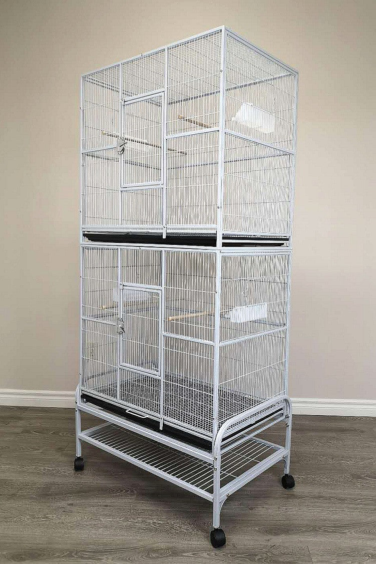 Double Stacked Flight Cage Bird Parrot Dove Pigeon Sugar Glider $676.87