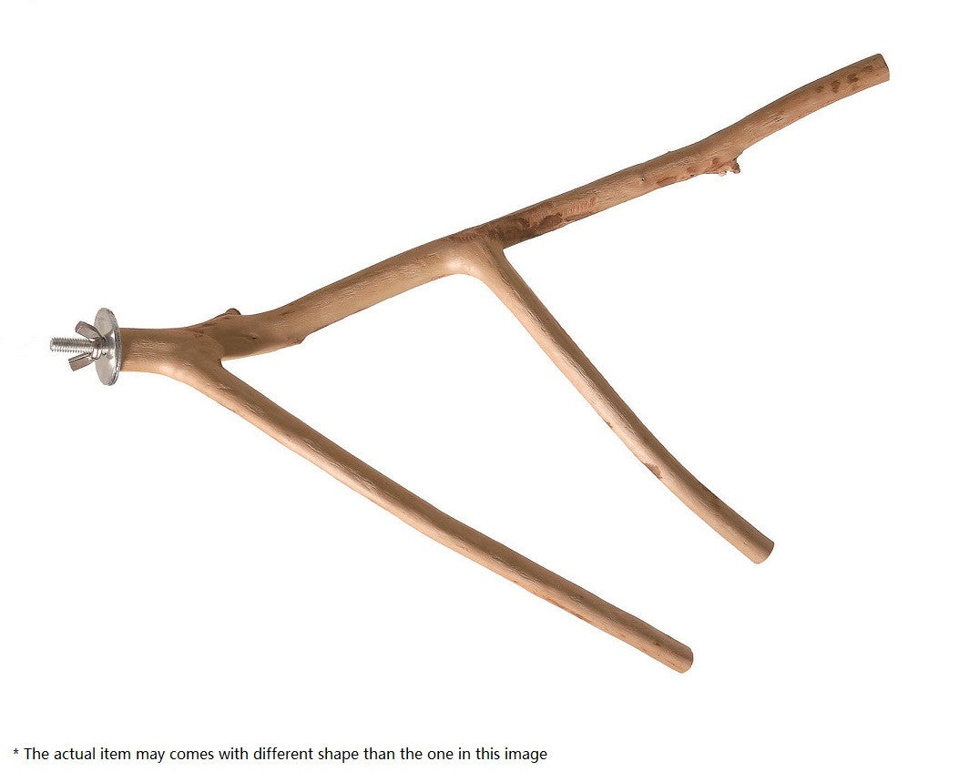Small Multi Branch Natural Wood Perch for Parrot Bird $12.42