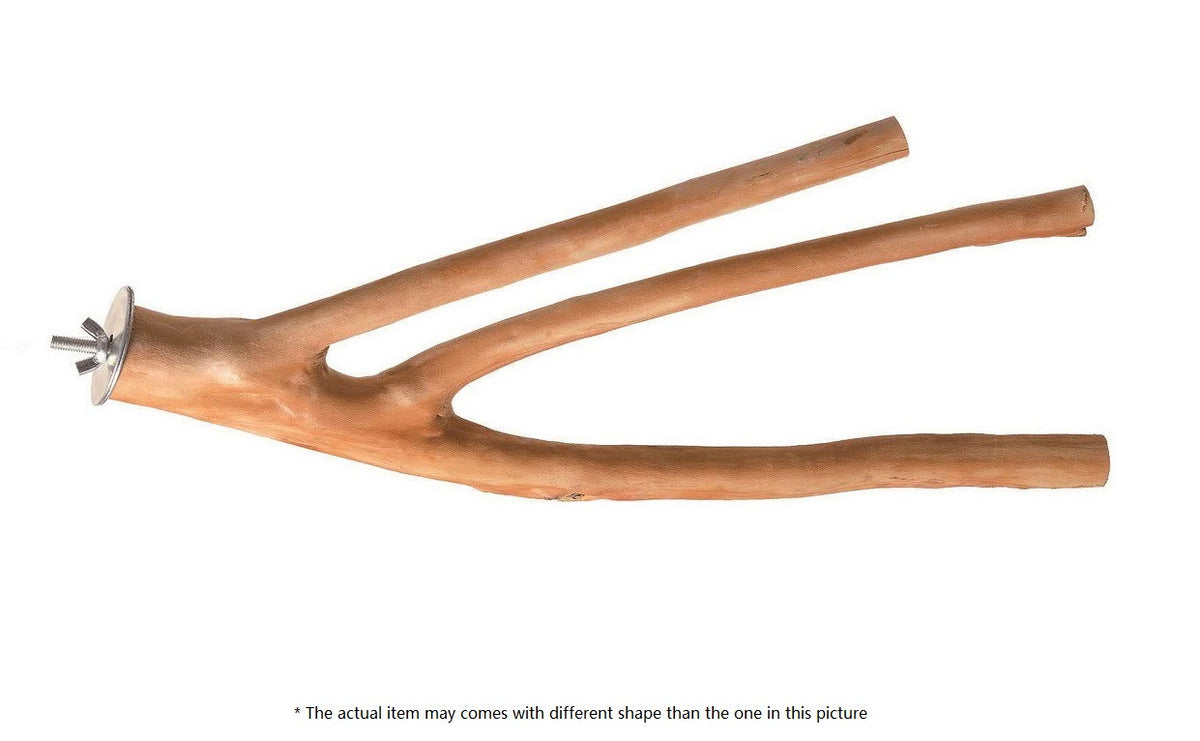 Medium Multi Branch Natural Wood Perch for Parrot Bird $14.68