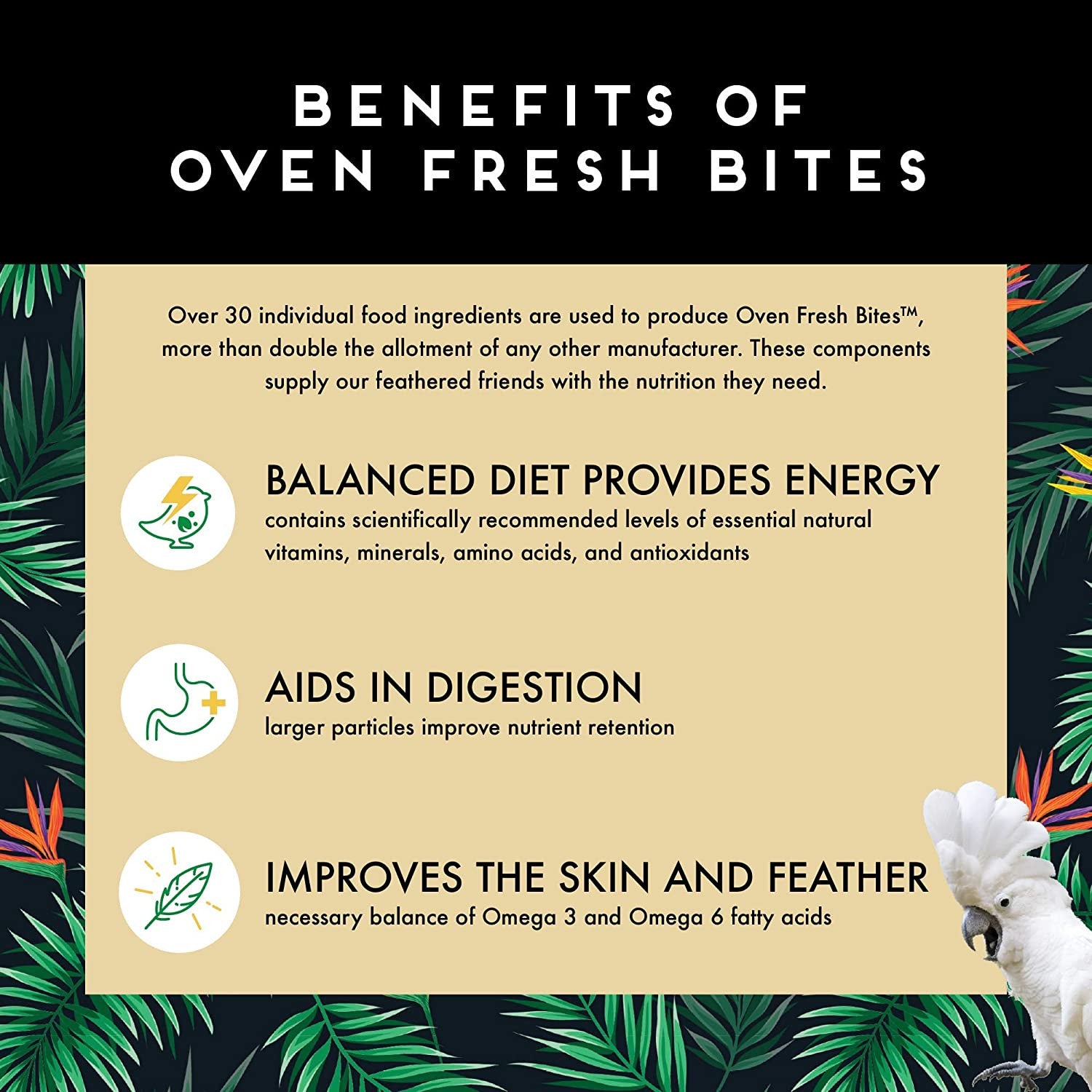 CAITEC Oven Fresh Bites Baked Avian Diet Small (20 oz) $24.85