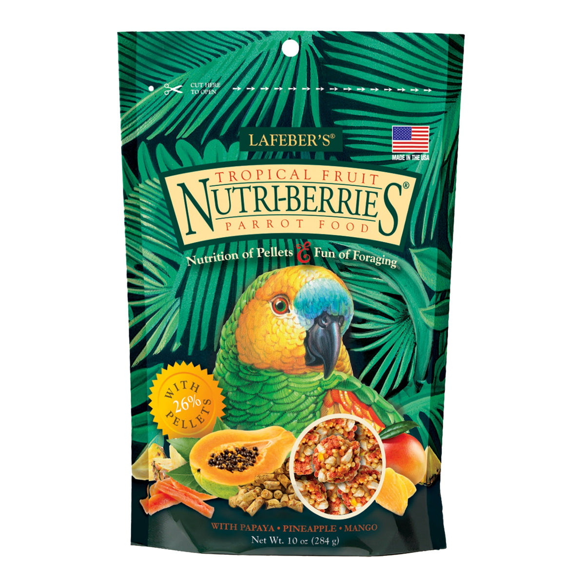 Lafeber's Tropical Fruit Nutri-Berries for Parrots (10oz) $18.07