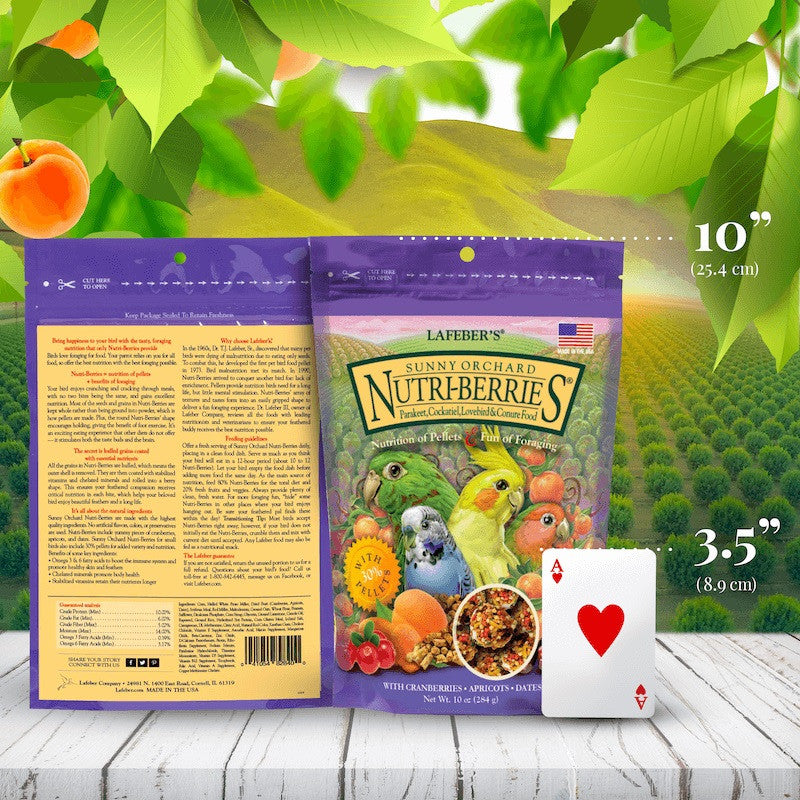Lafeber's Sunny Orchard Nutri-Berries for Cockatiels 10oz $18.07