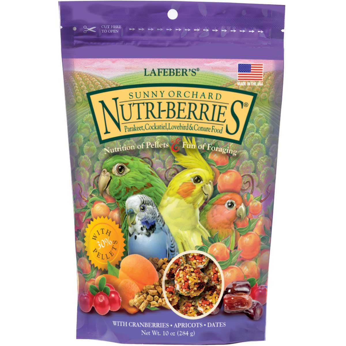 Lafeber's Sunny Orchard Nutri-Berries for Cockatiels 10oz $18.07