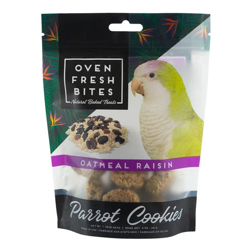 Oven Fresh Bites Oatmeal Raisin Parrot Cookies 4oz