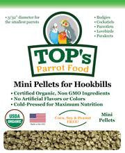 TOP's Totally Organic Mini Pellets for Parrots (4lb) $39.54