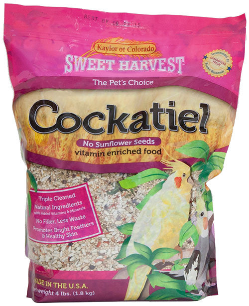 Kaylor of Colorado Sweet Harvest Cockatiel Bird Food No Sunflower seed (2lb) $19.20