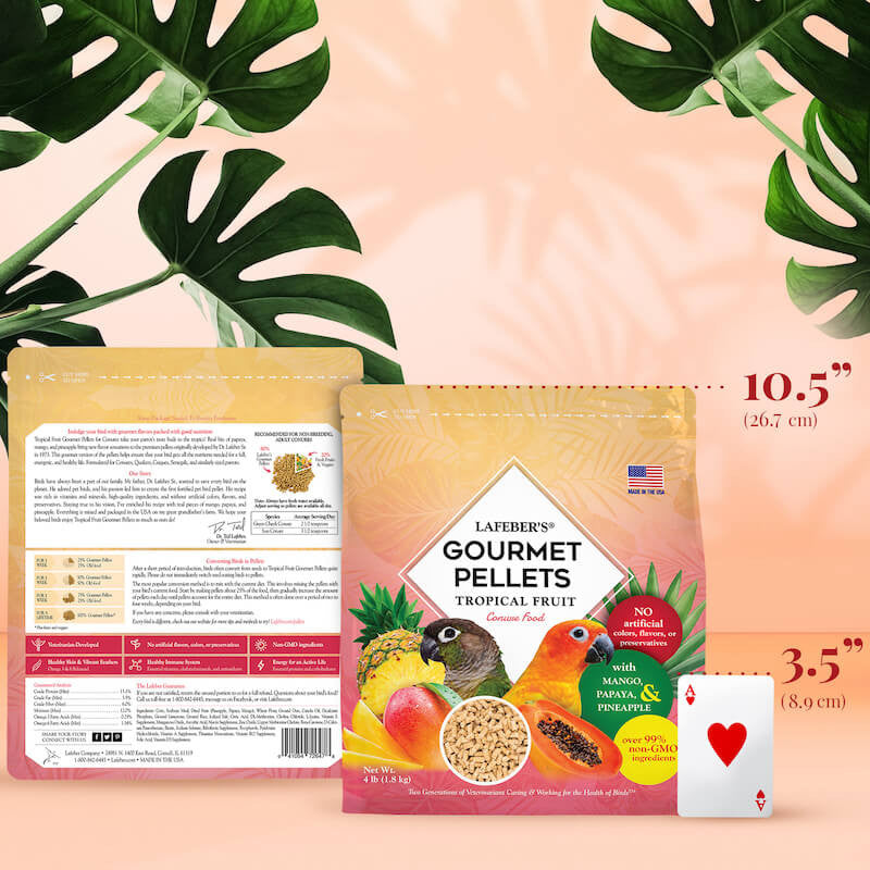 Lafeber's Conure Tropical Fruit Gourmet Pellets (1.25 lb) $18.07