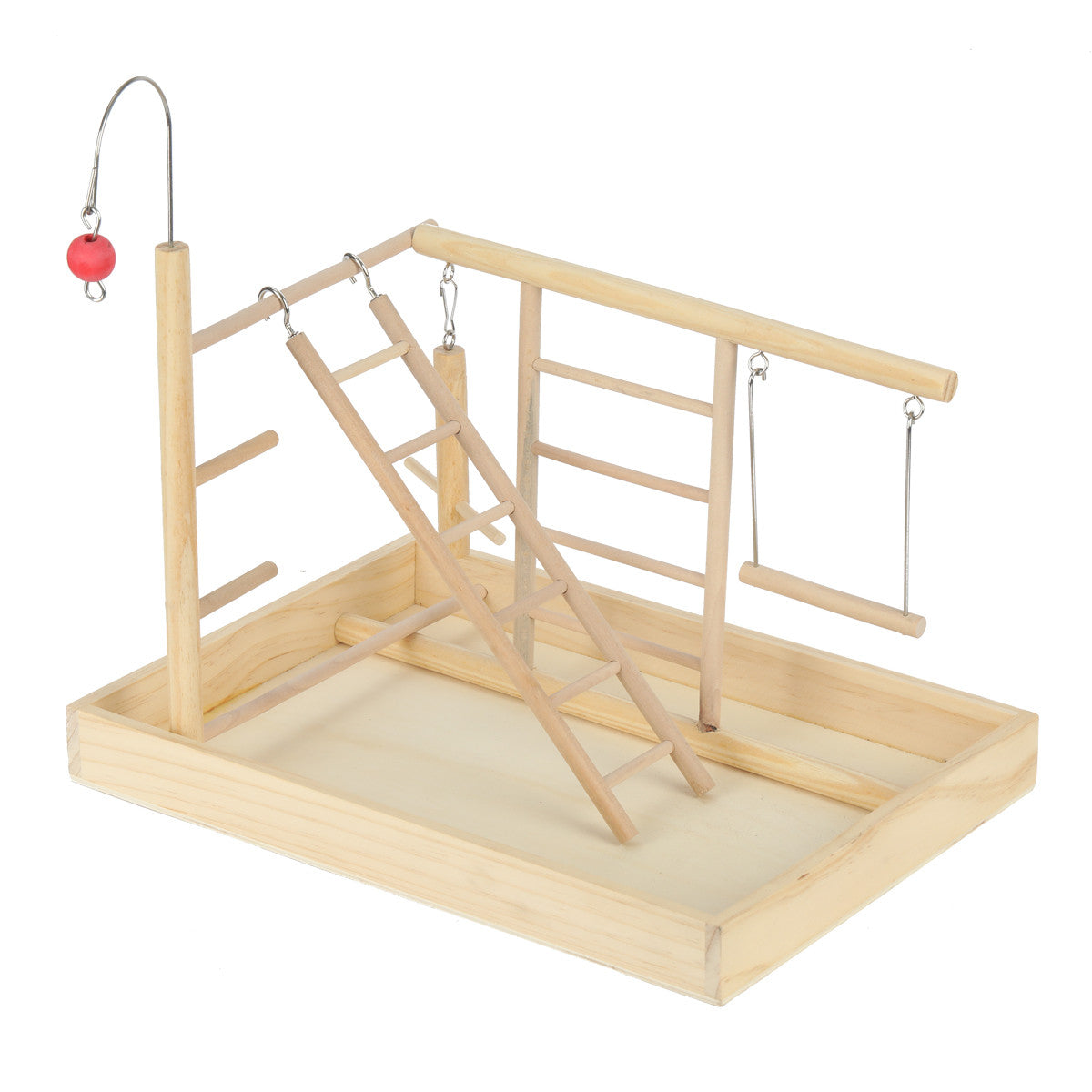 Small Wood Table Top Bird Play Gym $33.89