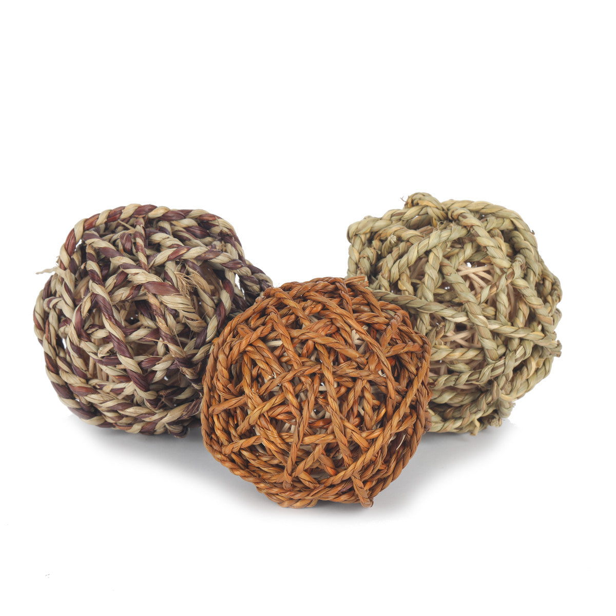 Seagrass with Wicker Munch Ball Parrot Foot Toy (Pack of 3) $13.55