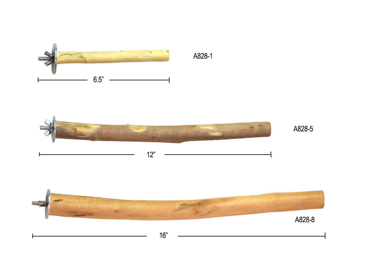 Large Natural Wood Parrot Perch $14.68