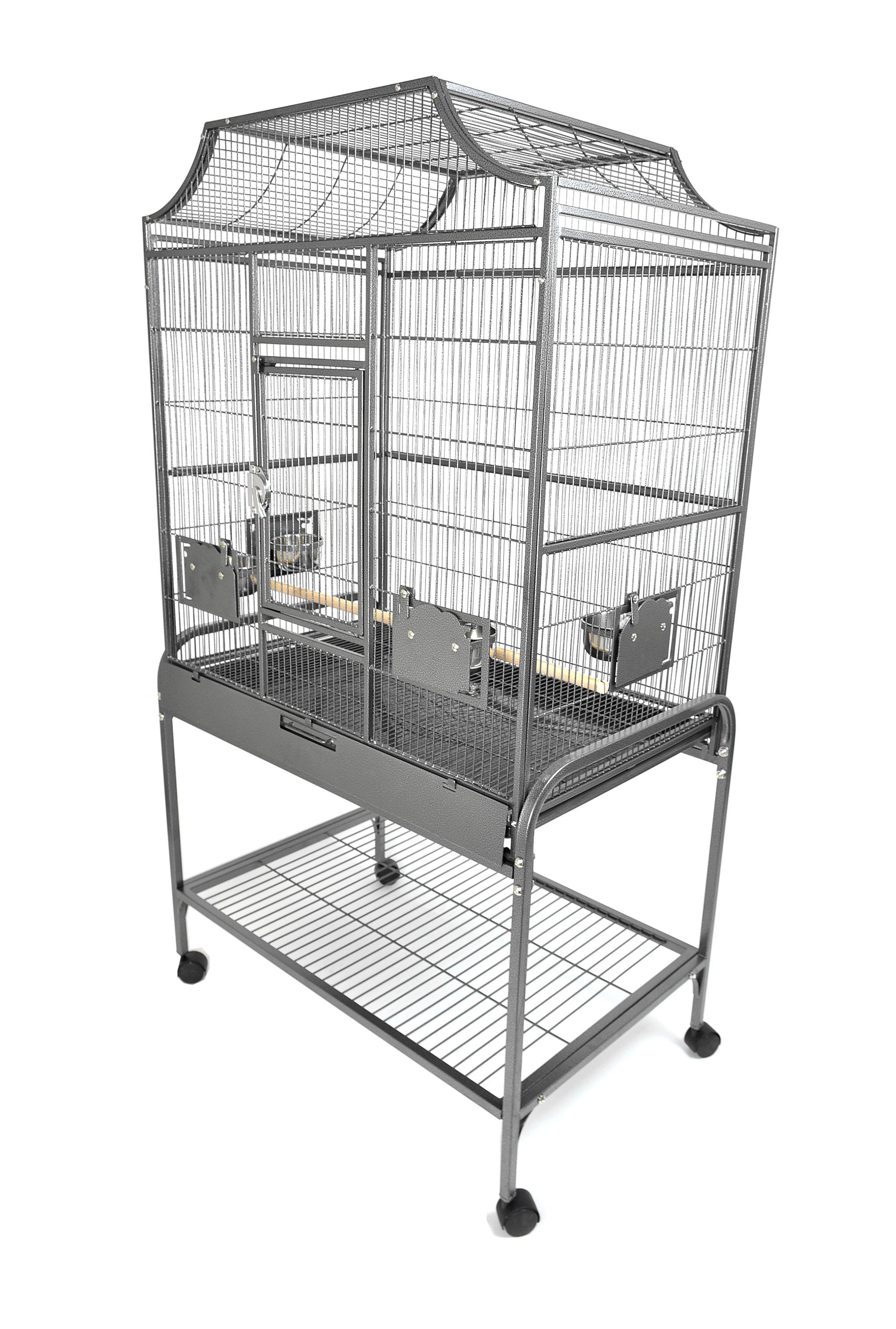 32x21" Large Elegant Victorian Top Parrot Bird Flight Cage $450.87