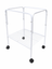 20" × 16" Bird Cage Stand with Wheels & Storage Basket
