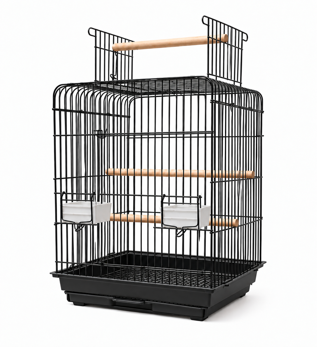 Cage à oiseaux ouverte 50x40cm pour calopsittes et conures