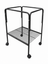 20" × 16" Bird Cage Stand with Wheels & Storage Basket