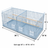 36x18X18" Spacious Stackable Parrot Bird Breeding Cage (set of 2 cages)